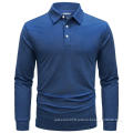 Long Sleeve Polo Shirts Golf Casual Polos Collared Shirts with 3-Button Lightweight Tops Sports Outdoor